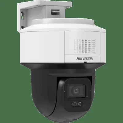 Cámara PTZ IP TandemVu / 4 Megapixel / Zoom Óptico 4X / Dual Light IR 40 m (131.2 ft) + Luz Blanca 30 m (98.4 ft) / AcuSense / Audio Bidireccional / IP66 / PoE+ — vista 3