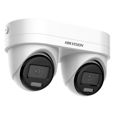 Cámara IP Dual Lente / 4 Megapixel por Sensor / WDR 120 dB / IR 10 m (32.8 ft) / IP67 / IK10 / PoE / Audio Bidireccional — vista 3