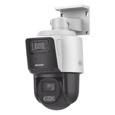 Cámara PTZ IP TandemVu / 4 Megapixel / Zoom Óptico 4X / Dual Light IR 40 m (131.2 ft) + Luz Blanca 30 m (98.4 ft) / WDR 120 dB / AcuSense / Audio Bidireccional / IP66 / PoE+ — vista 1
