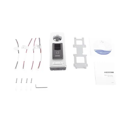 2 EN 1 / Lector Biométrico IP65 con Función de Videoportero y lector QR Incluida/ Llamada a APP de Smartphone Hik-Connect P2P (No requiere monitor) / Soporta Tarjetas - Huellas - Códigos QR / Cámara 2 MP Compatible con DVRs y — vista 5