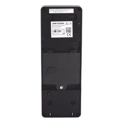 2 EN 1 / Lector Biométrico IP65 con Función de Videoportero y lector QR Incluida/ Llamada a APP de Smartphone Hik-Connect P2P (No requiere monitor) / Soporta Tarjetas - Huellas - Códigos QR / Cámara 2 MP Compatible con DVRs y — vista 4