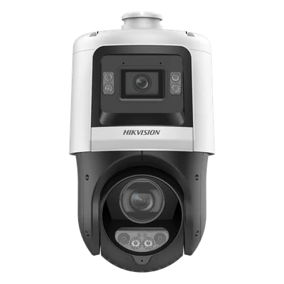 PTZ IP TandemVu / 4 Megapixel + 4 Megapixel / Zoom Óptico 25X / IR 100 m (328.1 ft) + Luz Blanca 30 m (98.4 ft) / DarkFighter / IP67 / PoE+ — vista 2