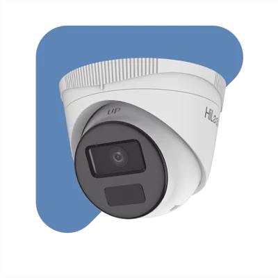 Cámara Turret IP / 2 Megapixel / Lente 2.8 mm / IR 20 m (65.6 ft) / IP67 / PoE / dWDR / H.265+ — vista 2