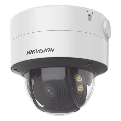 Domo IP / 4 MP / Color 24/7 / Lente Varifocal 3.6-9 mm / Luz Blanca 40 m (131 pies) / WDR 130 dB / IP67 / IK10 / AcuSense / MicroSD 512 GB — vista 1