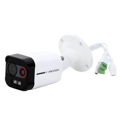 Cámara Bala IP Biespectral Térmica y Óptica / Térmica 96 x 72 / Óptica 4 MP ColorVu / VCA Perimetral / IR 30 m (98.4 ft) / IP67 / PoE — vista 4