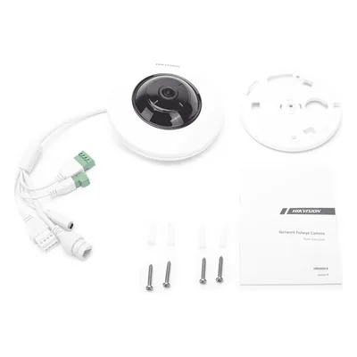 Mini Cámara Fisheye IP / 5 Megapixel / Panorámica 180°-360° / IR 8 m (26.2 ft) / Audio Integrado / PoE / Alarmas I/O — vista 8