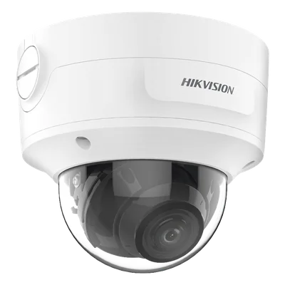 Domo IP / 4 Megapixel / Lente Mot. 2.7 a 13.5 mm / IR EXIR 40 m (131.2 ft) / IP66 / IK10 / DarkFighter / Audio y Alarma I/O / PoE+ / Micro SD / 4 Analíticos IA — vista 2