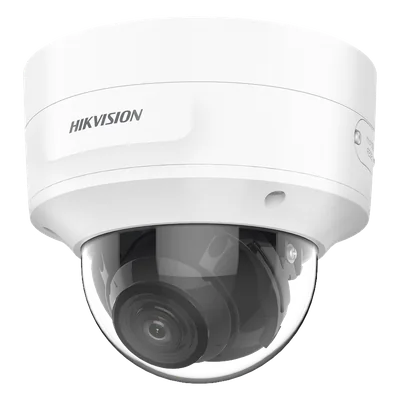 Domo IP / 4 Megapixel / Lente Mot. 2.7 a 13.5 mm / IR EXIR 40 m (131.2 ft) / IP66 / IK10 / DarkFighter / Audio y Alarma I/O / PoE+ / Micro SD / 4 Analíticos IA — vista 1