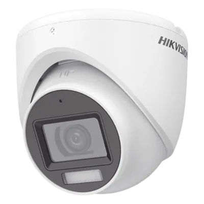 Cámara Turret TURBOHD / 2 Megapixel / Dual Light IR 30 m (98.4 ft) + Luz Blanca 20 m (65.6 ft) / Gran Angular 101° / Micrófono Integrado / IP67 / Metal