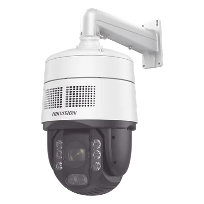 Cámara Domo PTZ IP / 4 Megapixel / 32X Zoom Óptico / IR 200 m (656.2 ft) / Alerta Audible y Luz Estroboscópica 100 m (328.1 ft) / AcuSense / Autoseguimiento 2.0 / IP67 / IK10 / Hi-PoE — vista 1