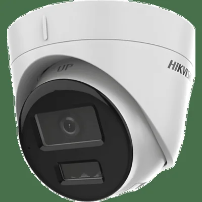 Cámara Turret IP / 4 Megapixel / Dual Light 30 m (98.4 ft) / Lente 2.8 mm / AcuSense Lite / Audio Integrado / IP67 / PoE