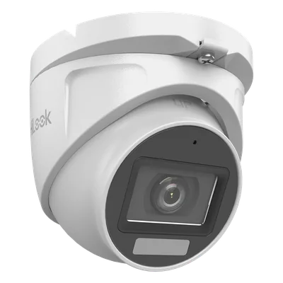 Cámara Turret TURBOHD / 3K Megapixel / Dual Light 30 m (98.4 ft) IR + 20 m (65.6 ft) Luz Blanca / Lente 2.8 mm 105° / IP66 / Audio Coaxitron / 4 Tecnologías — vista 3