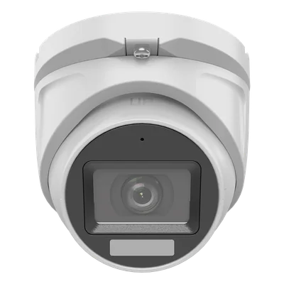 Cámara Turret TURBOHD / 3K Megapixel / Dual Light 30 m (98.4 ft) IR + 20 m (65.6 ft) Luz Blanca / Lente 2.8 mm 105° / IP66 / Audio Coaxitron / 4 Tecnologías — vista 2
