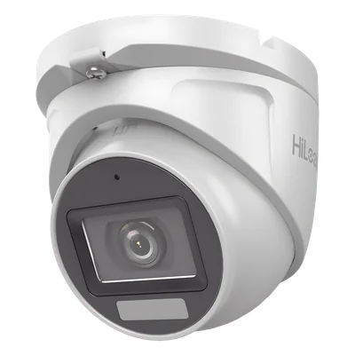 Cámara Turret TURBOHD / 3K Megapixel / Dual Light 30 m (98.4 ft) IR + 20 m (65.6 ft) Luz Blanca / Lente 2.8 mm 105° / IP66 / Audio Coaxitron / 4 Tecnologías — vista 1