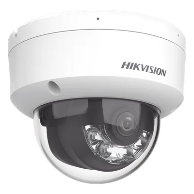 Cámara Domo IP / 2 Megapixel / Dual Light 30 m (98.4 ft) / Lente 2.8 mm / 103° / IK08 / IP67 / PoE / Micro SD 512 GB — vista 2
