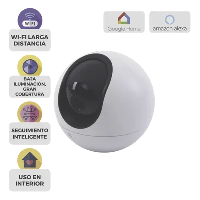 Cámara PT IP / 3K 5 Megapixel / Wi-Fi Dual Band / Detección IA Humanos y Mascotas / Audio Bidireccional / IR 10 m (32.8 ft) / Uso Interior — vista 1