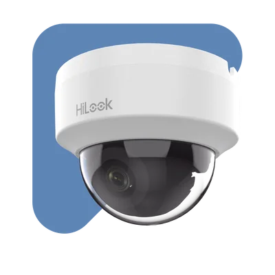 Domo IP / 4 MP / Lente 2.8 mm / 104° / 20 m IR / PoE / dWDR / H.265+ / 65.6 ft IR — vista 2