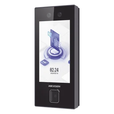 Terminal de Control de Acceso Facial / Lector QR Físico / 3,000 Rostros / Pantalla Táctil 4.5" / PoE y Wi-Fi / IP65