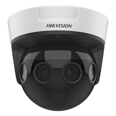 PanoVu Series / Vista Panorámica 180° / 16 Megapixel en Total / 4 Lentes 2.8 mm (4 Lentes 4 Megapixel) / 20 mts IR / Exterior IP67 / IK10 / 12 Vcc / PoE+ / Micro SD