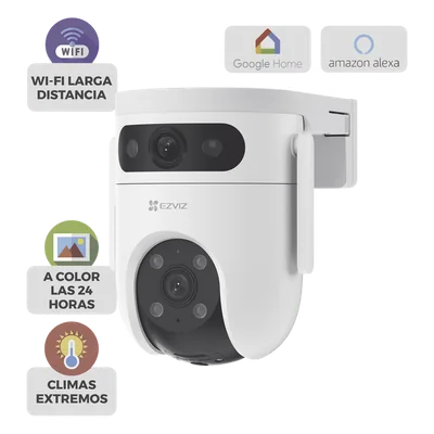 Cámara PT IP / Doble Lente 10 Megapixel / 3K 2880x1620 / Wi-Fi 2.4 GHz / IR 30 m (98.4 ft) / Visión Nocturna a Color / Audio Bidireccional 100 dB / IP65 — vista 1