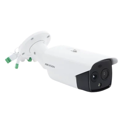 Cámara Bala IP Dual / Térmica 256 x 192 / Óptica 4 Megapixel / IR 30 m (98.4 ft) / PoE / Termométrica / Sirena / IP66 — vista 5