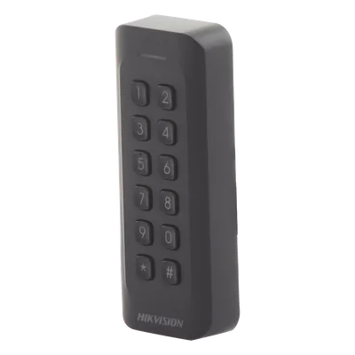 Lector de Tarjetas PROX / EM 125 kHz / Teclado Numérico / Wiegand W26/W34 / IP65 / Perfil Delgado