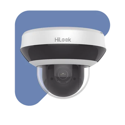 Mini Domo PTZ IP / 2 Megapixel / Zoom Óptico 4X / IR EXIR 20 m (65.6 ft) / WDR 120 dB / PoE / IP66 / IK10 — vista 3
