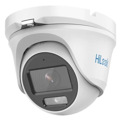 Cámara Turret TURBOHD / 2 Megapixel / Color 24/7 / Luz Blanca 20 m (65.6 ft) / Ángulo 102° / Micrófono Integrado / IP66