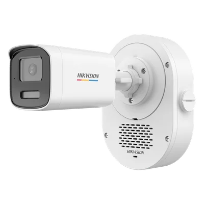 Cámara Bala TURBOHD / 2 Megapixel 1080p / ColorVu 24/7 / Luz Dual 40 m (131.2 ft) / Audio Bidireccional / Disuasión Activa / IP67