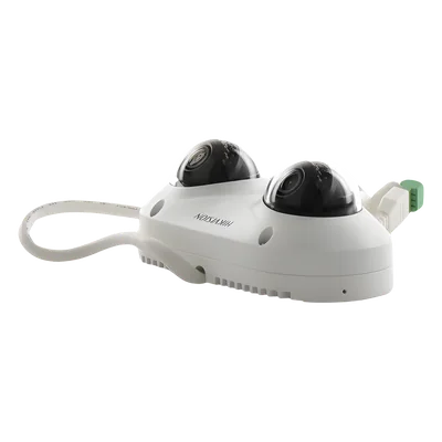 Cámara IP Dual-Lente / 5 Megapixel / 2.8 mm Fijo / WDR 120 dB / IR 10 m (32.8 ft) / IP67 / IK10 / PoE / Audio y Alarma — vista 5
