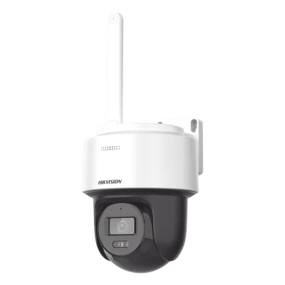 Cámara Domo PT IP / 4 Megapixel / Dual Light 30 m (98.4 ft) / AcuSense / Autoseguimiento Humanos / Audio Bidireccional / IP66