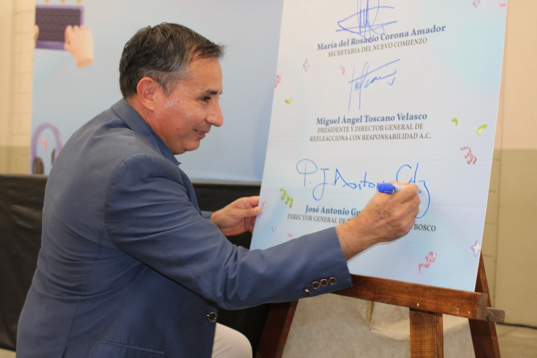 Ciudad del Niño Don Bosco fue sede de entrega simbólica de donación tecnológica a OSCs de Guanajuato